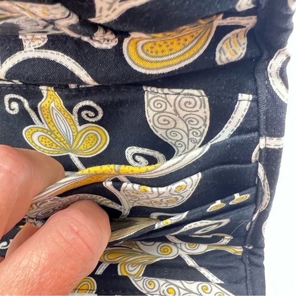 NWOT Vera Bradley Large Trifold Quilted Wallet Retired Yellow Bird Vintage 8x4" - Picture 7 of 13